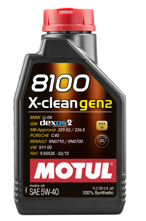 MOTUL 8100 X-CLEAN GEN2 5W-40